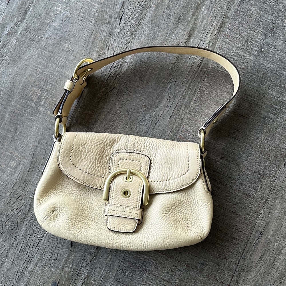Coach Genuine Leather Soho Small Flap Handbag C0873-11840 Coach